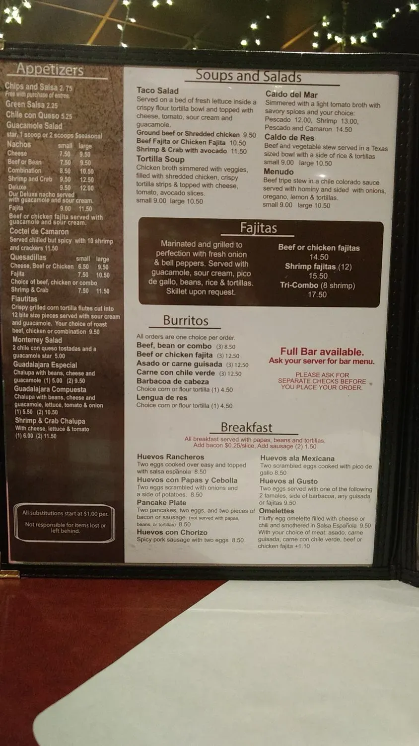 Menu 4