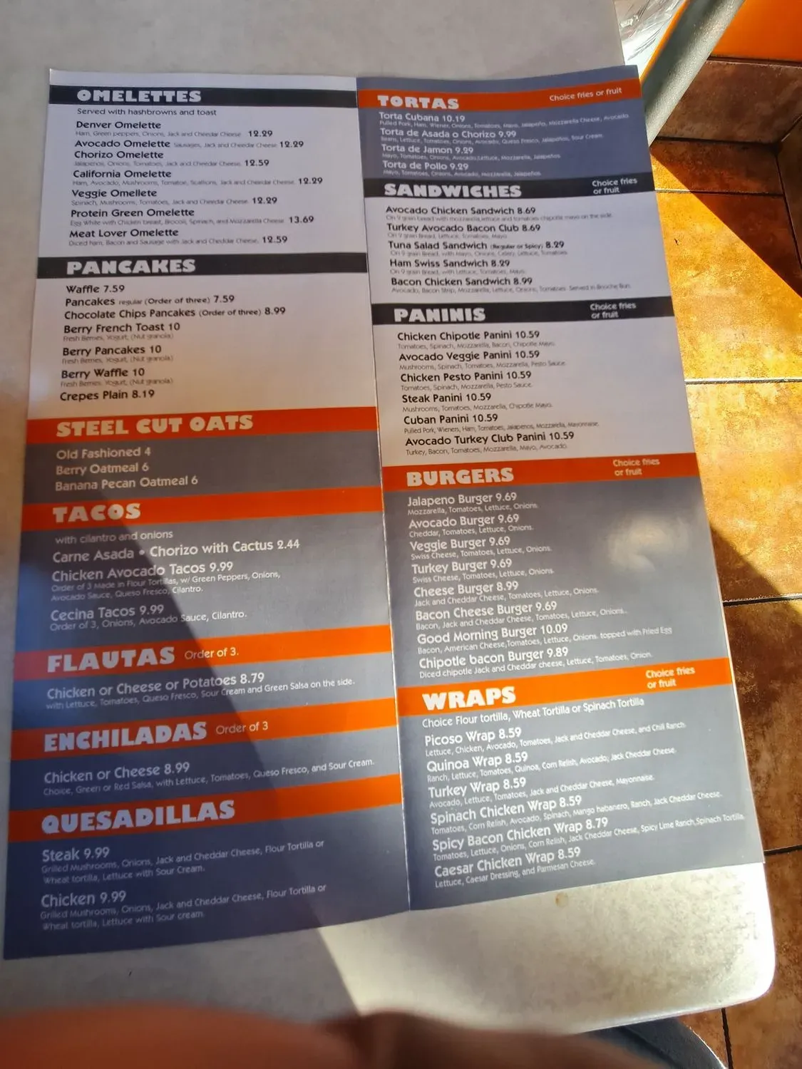 Menu 4