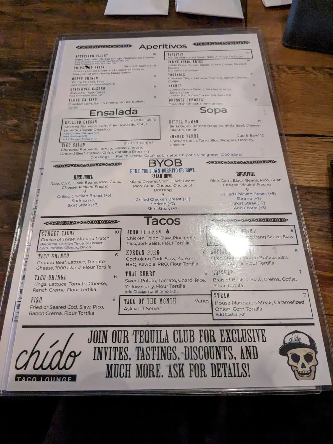 Menu 4