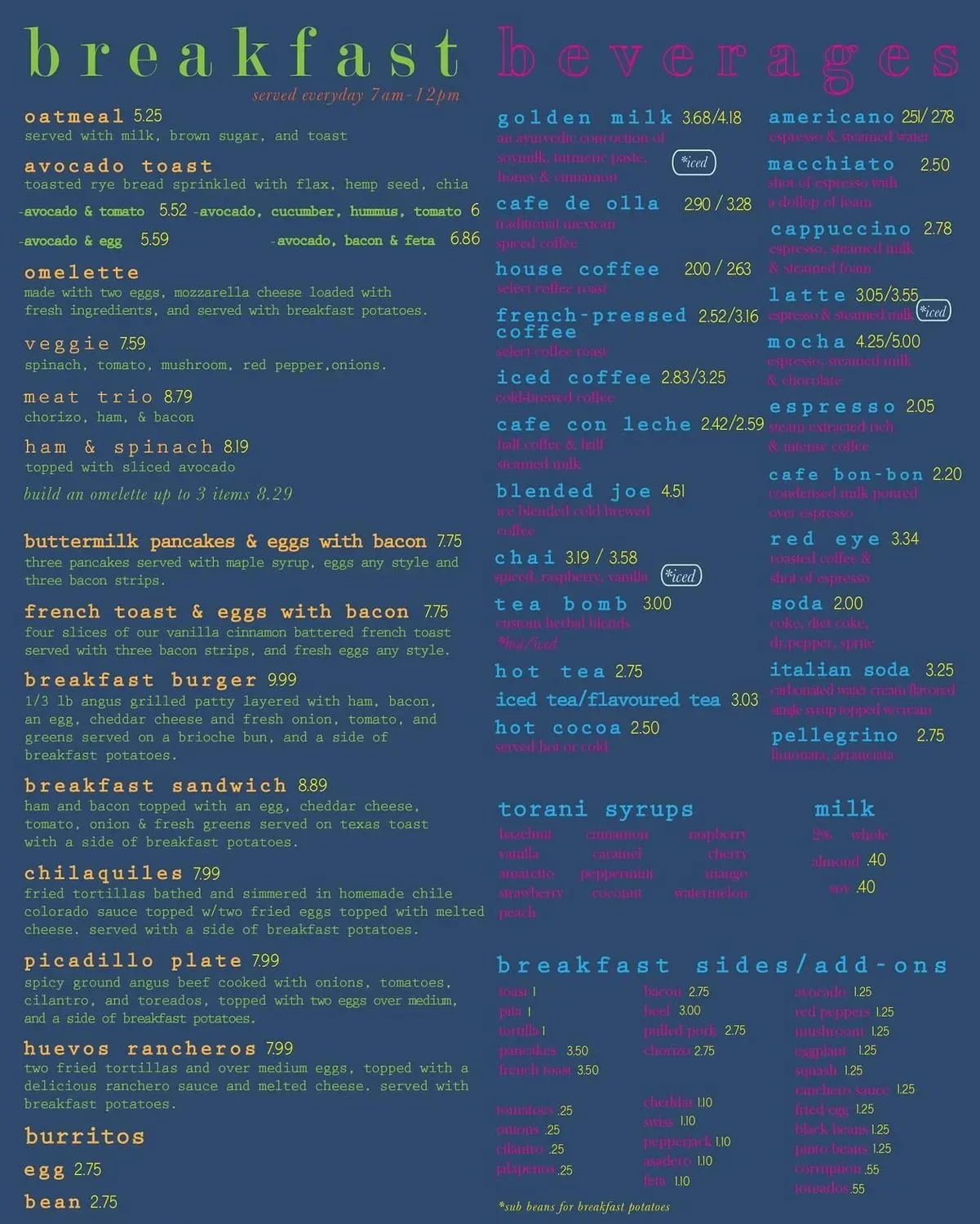 Menu 2