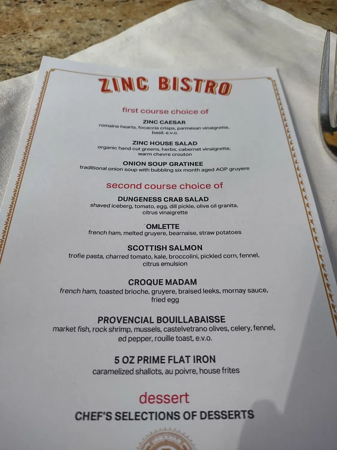 Menu 4