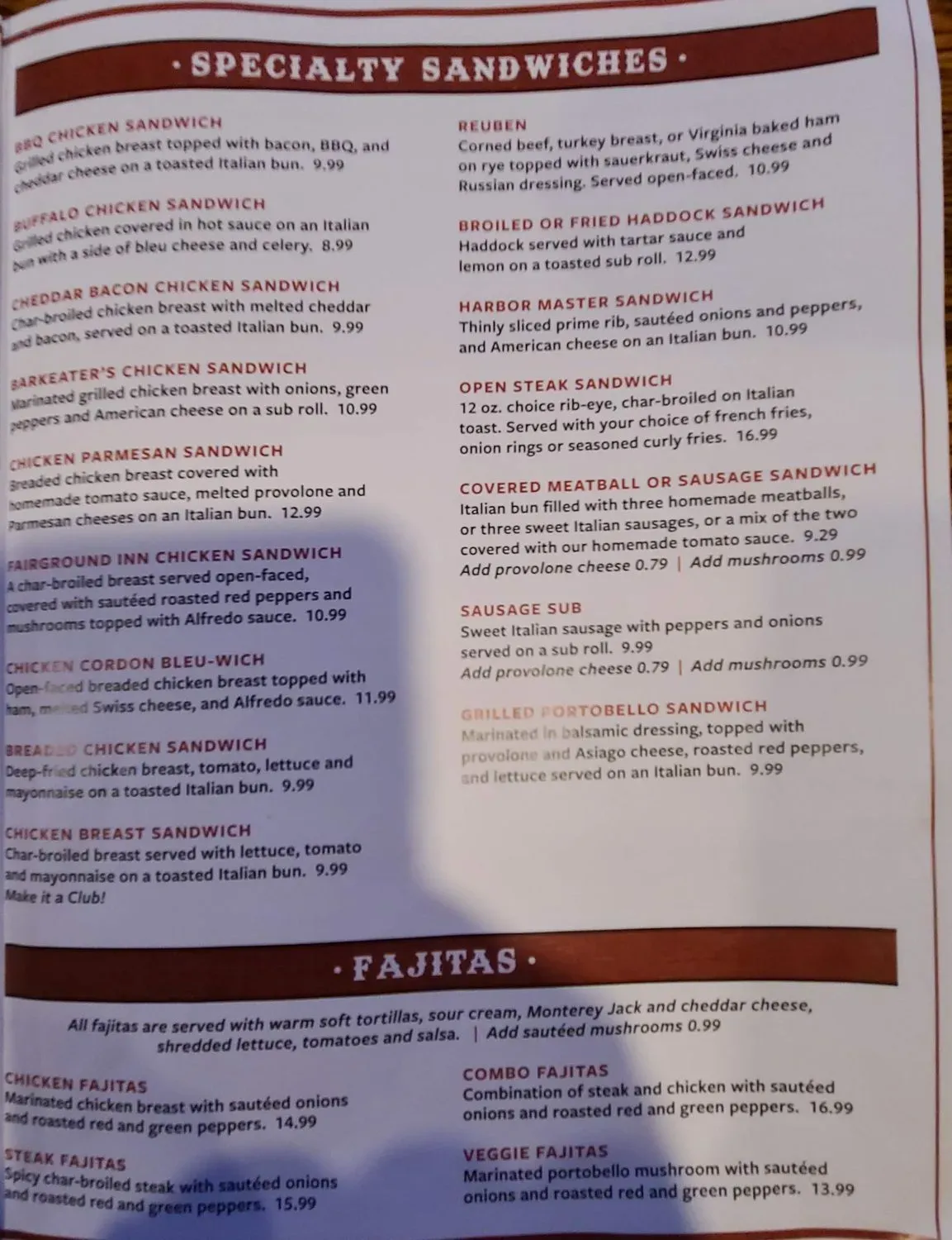 Menu 2