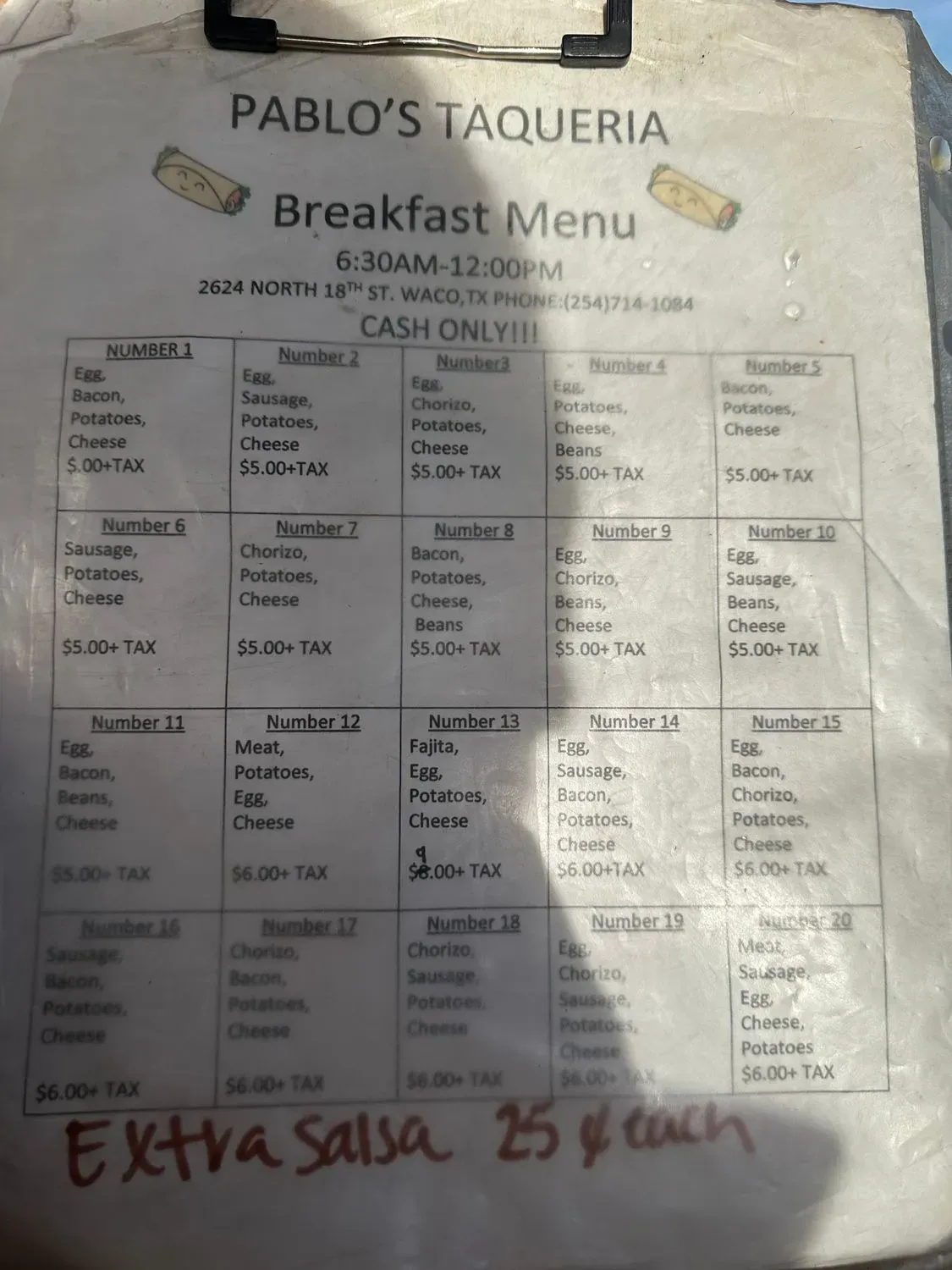 Menu 3