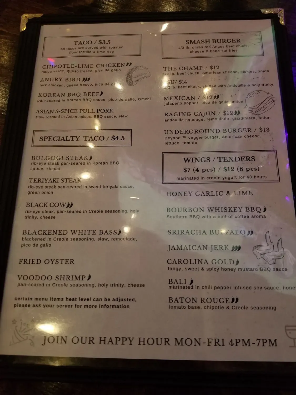 Menu 4