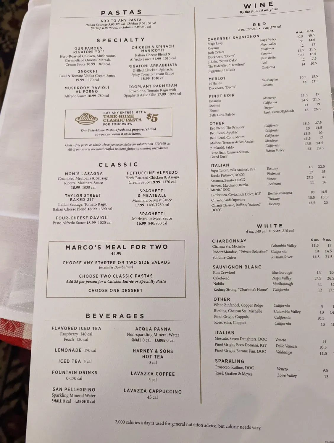 Menu 5