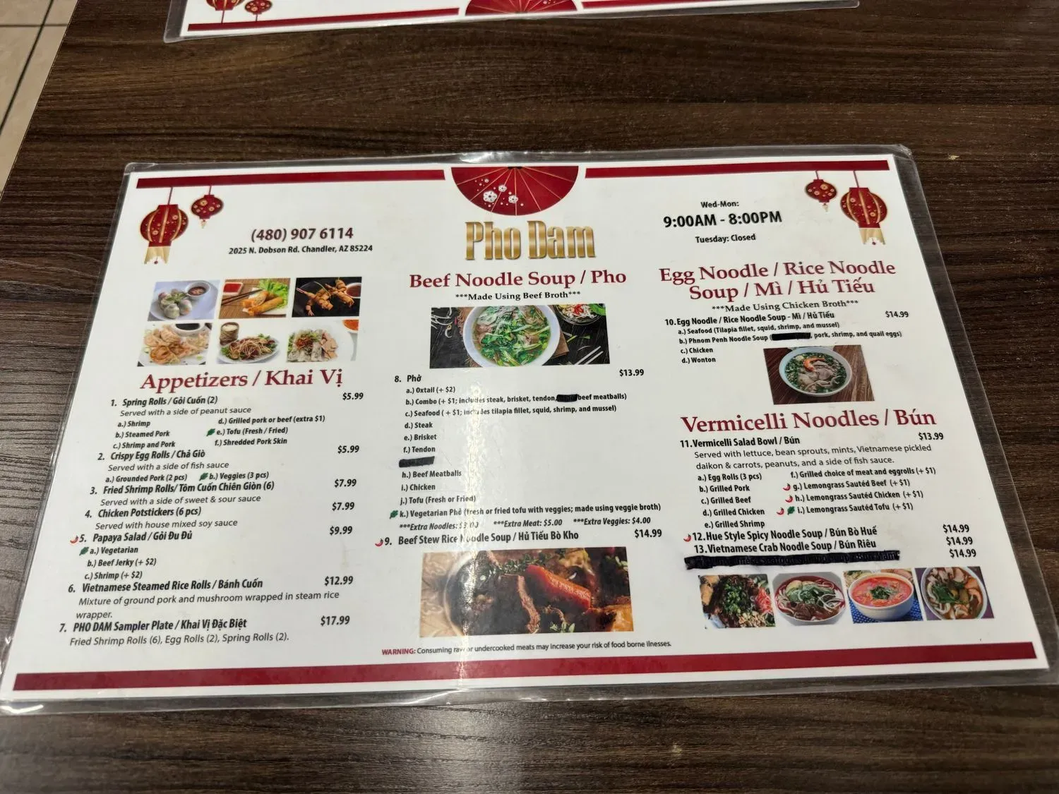 Menu 4