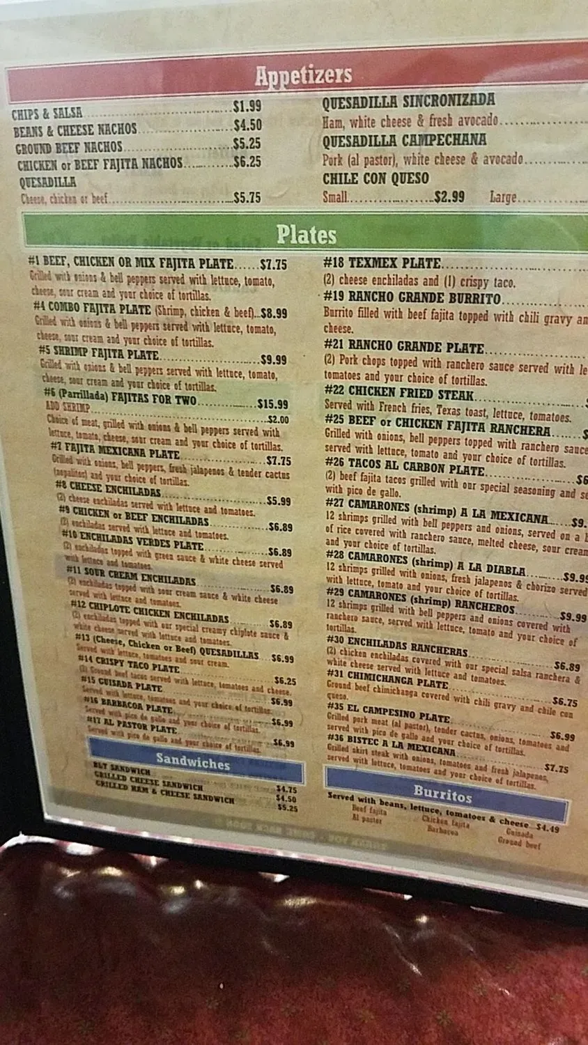 Menu 6