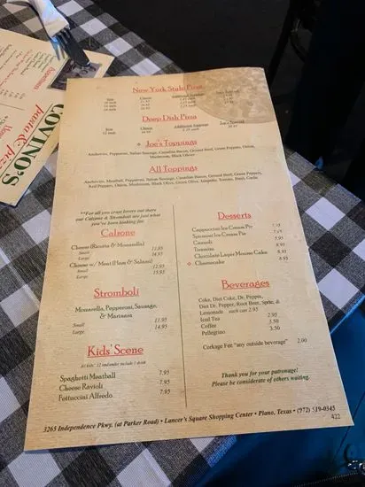 Menu 2