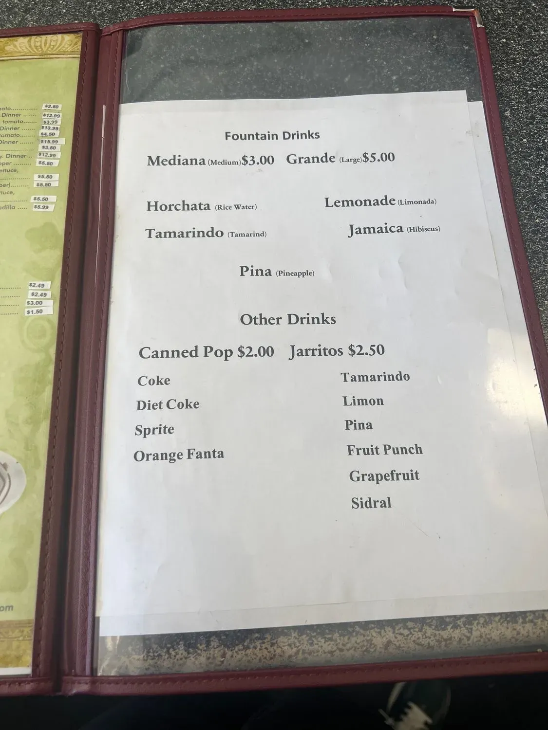 Menu 6