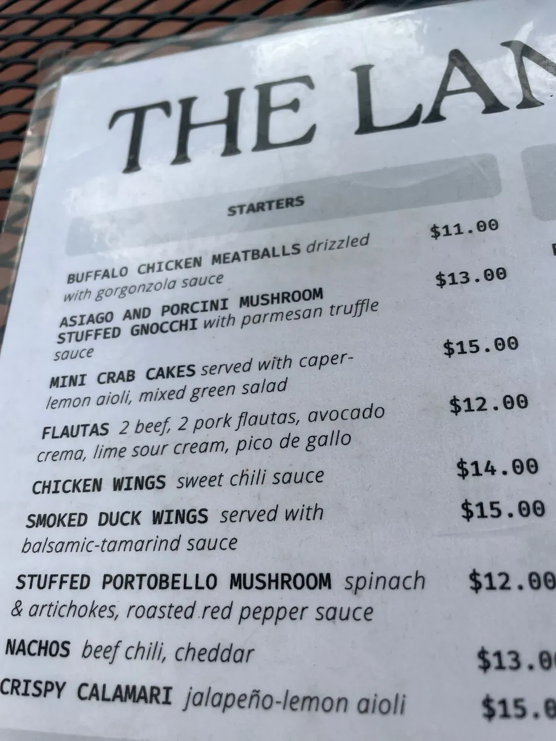 Menu 5