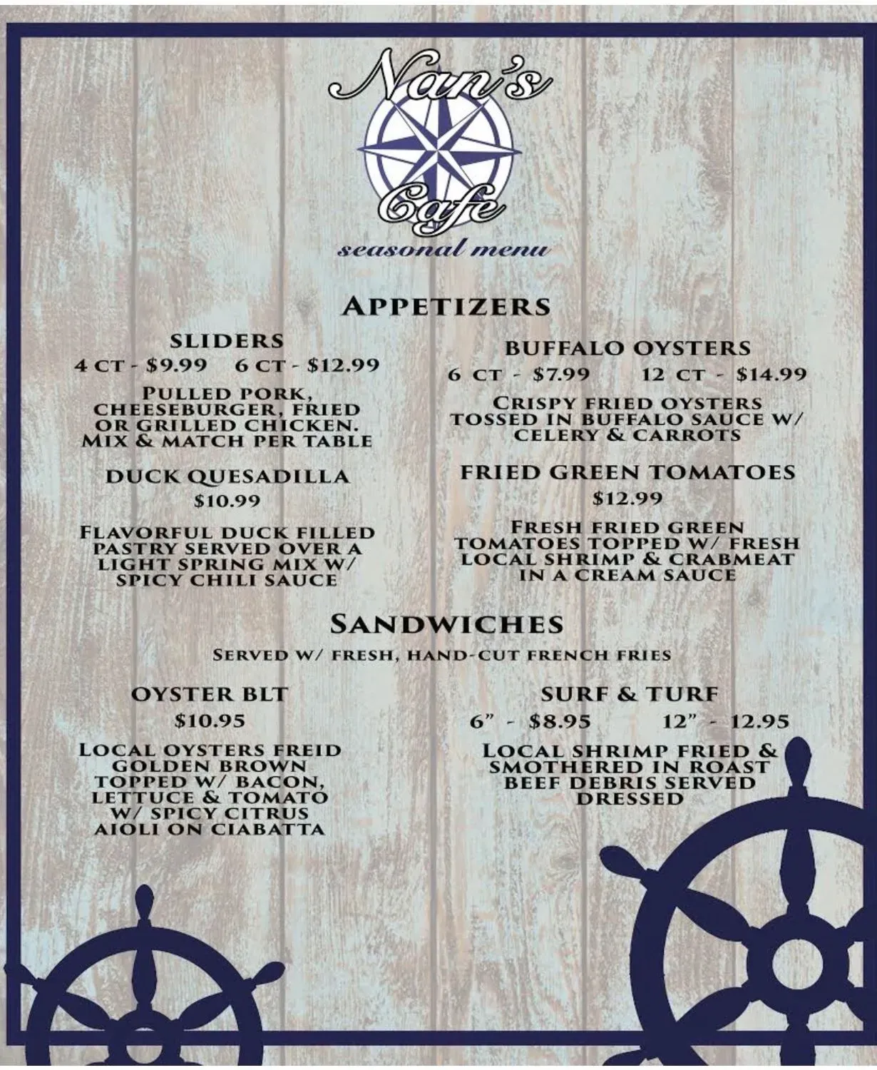 Menu 5