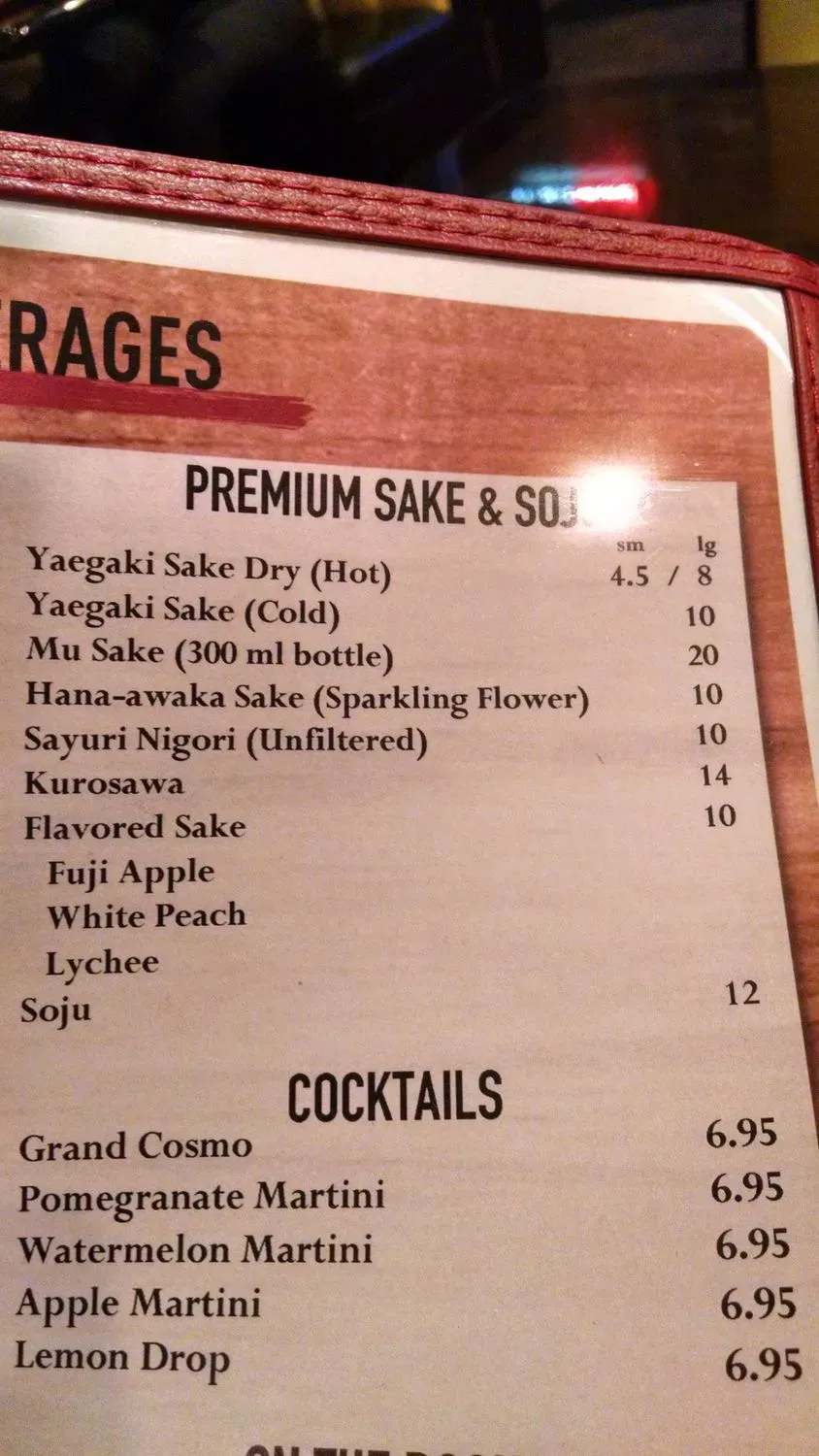 Menu 6