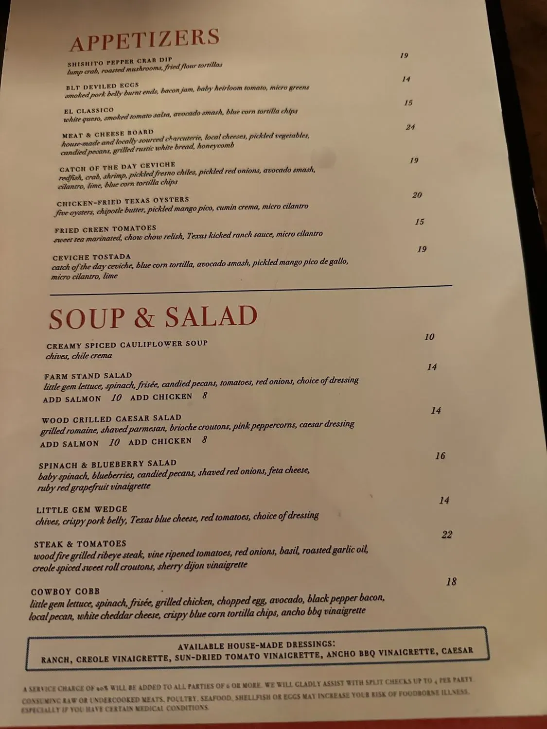 Menu 6