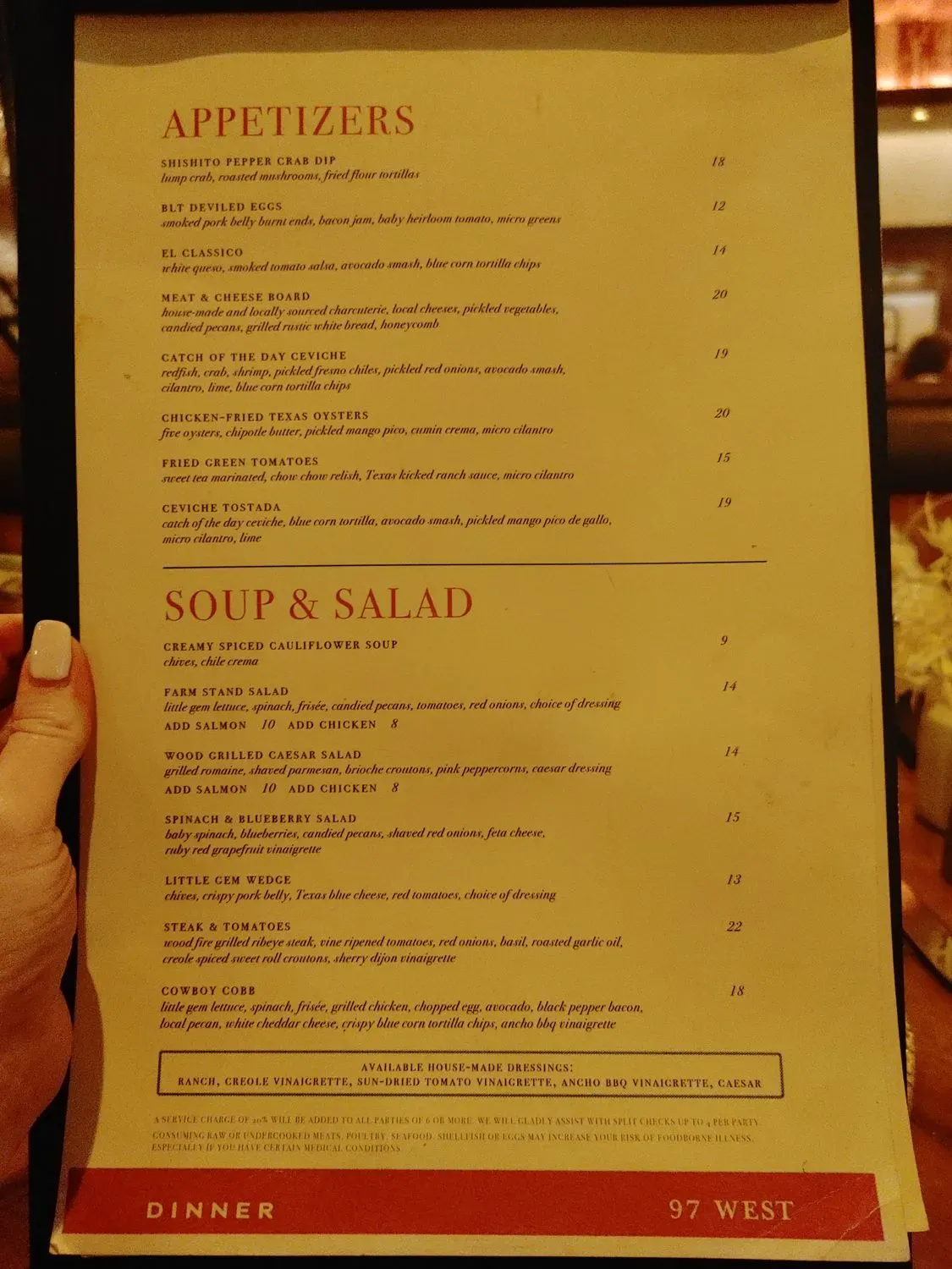 Menu 5