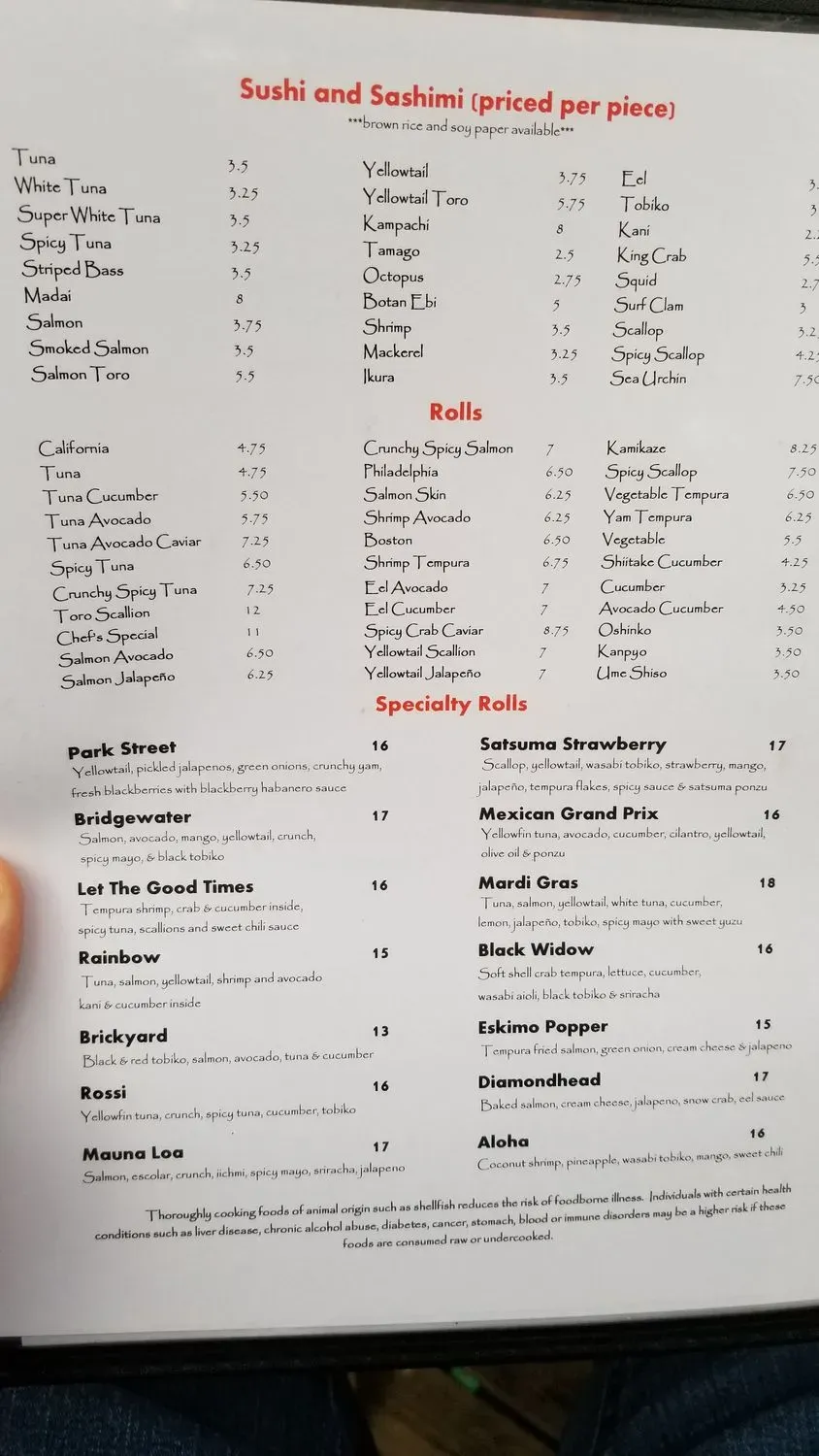 Menu 6