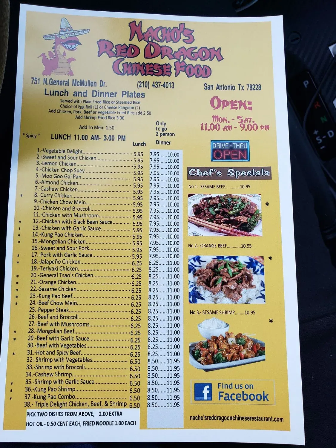 Menu 6