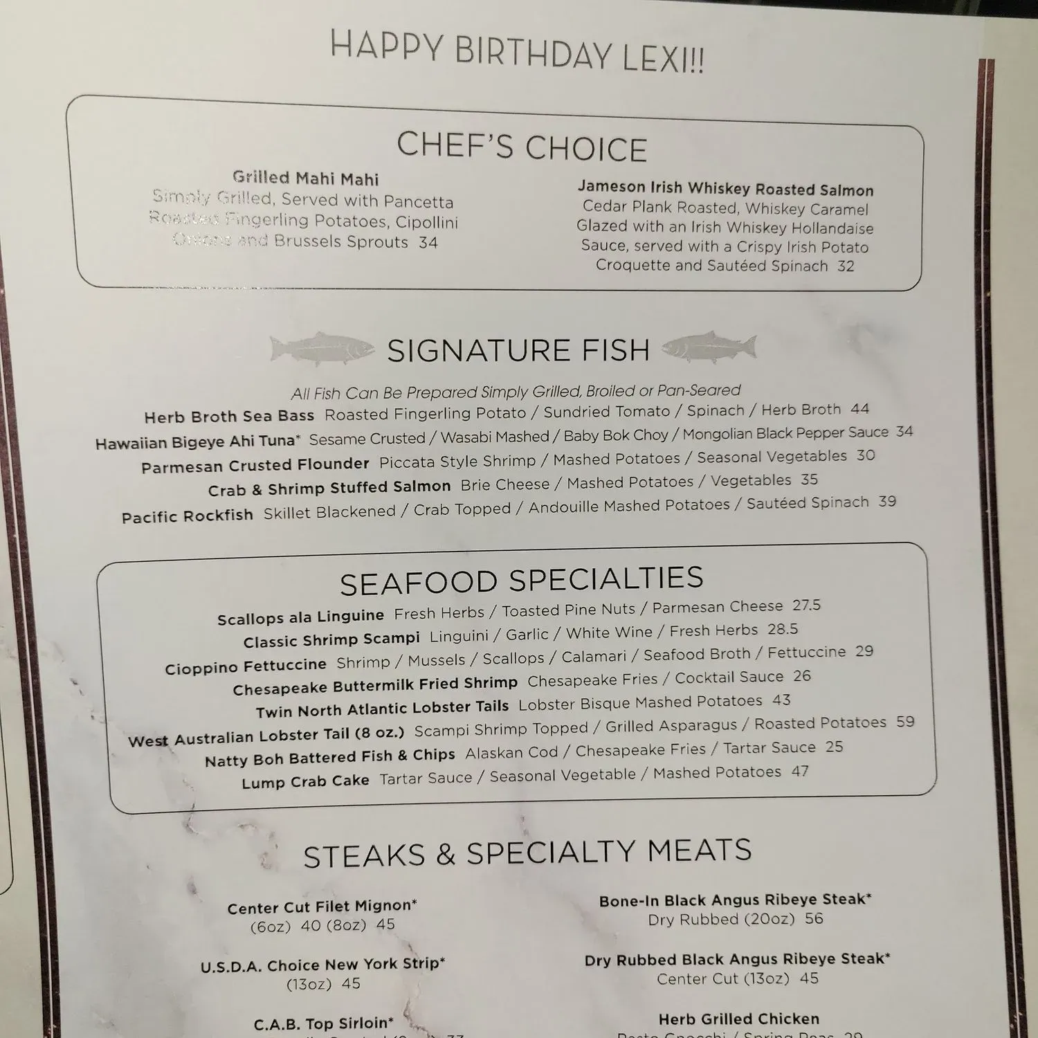 Menu 2