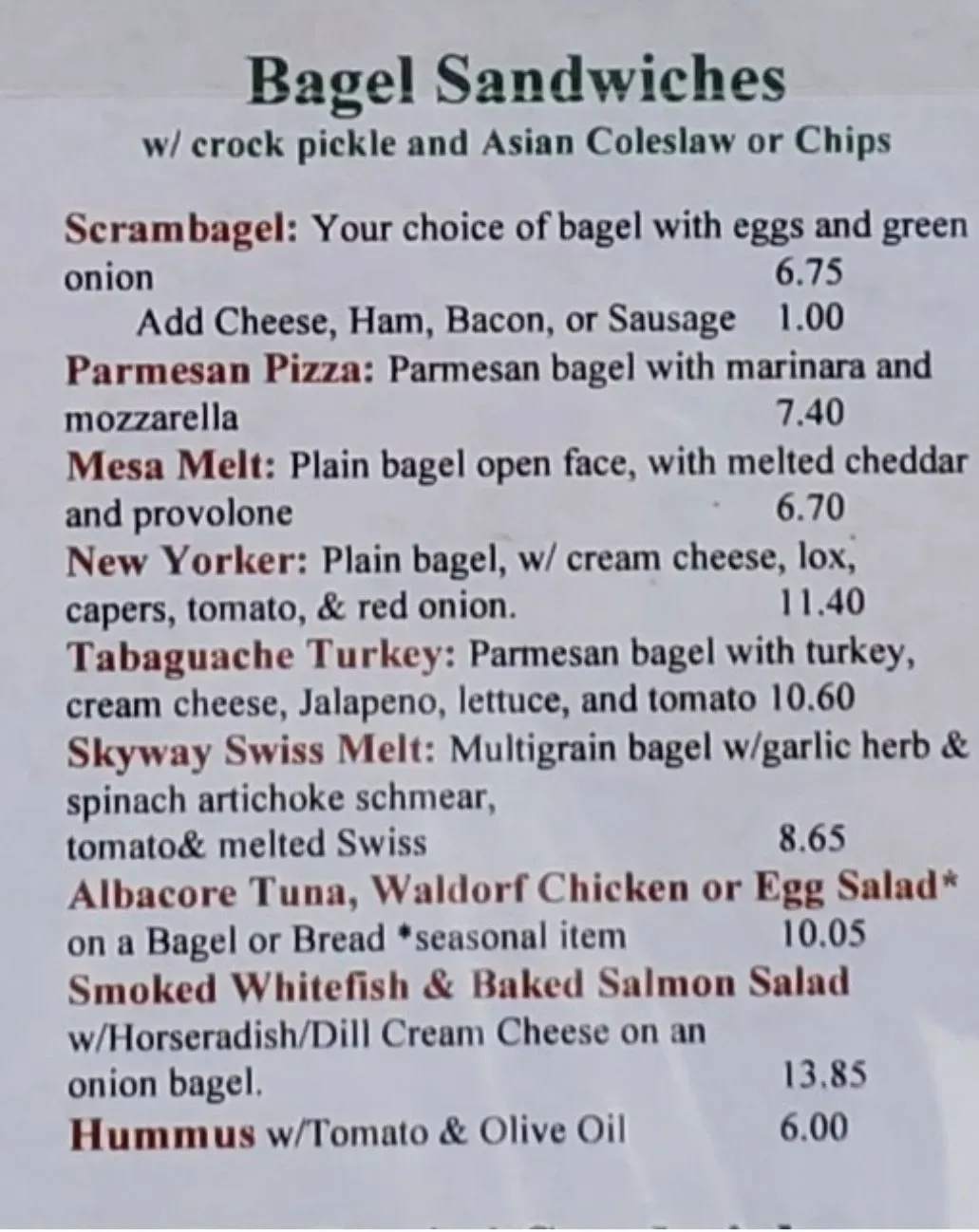 Menu 2