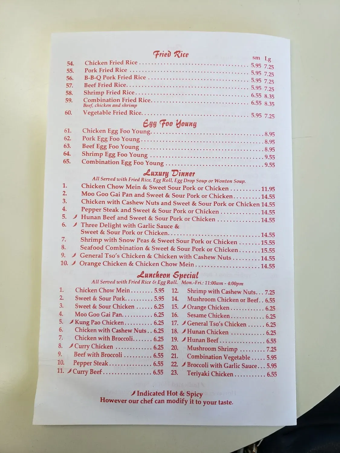 Menu 4