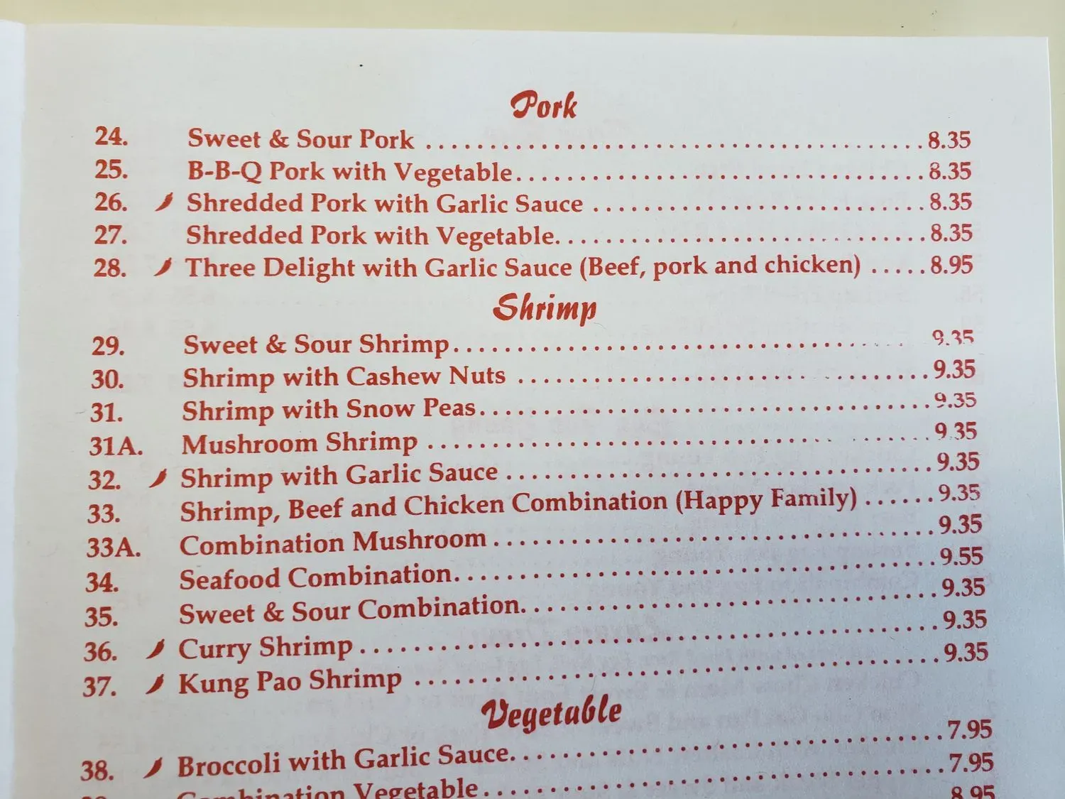 Menu 5