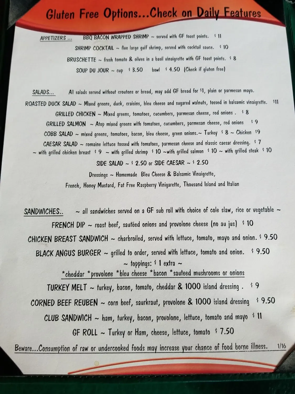 Menu 4