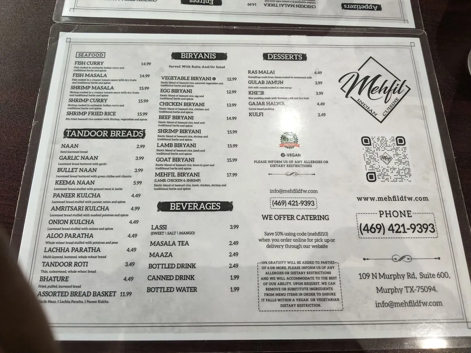 Menu 5