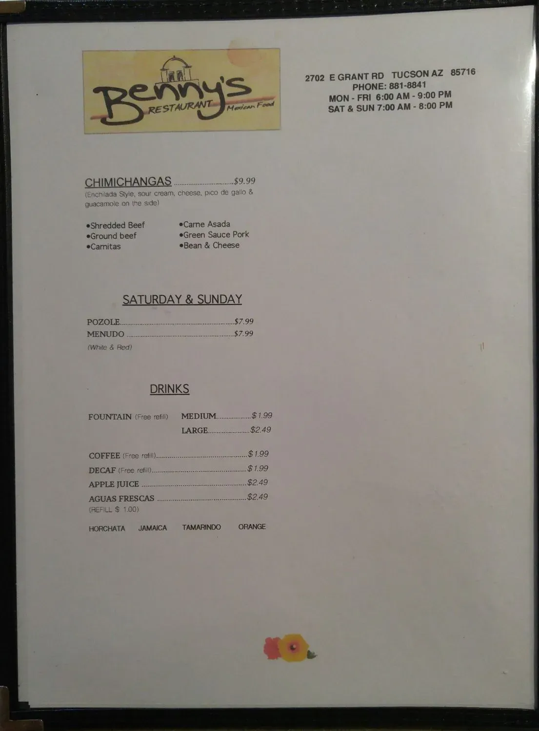 Menu 6