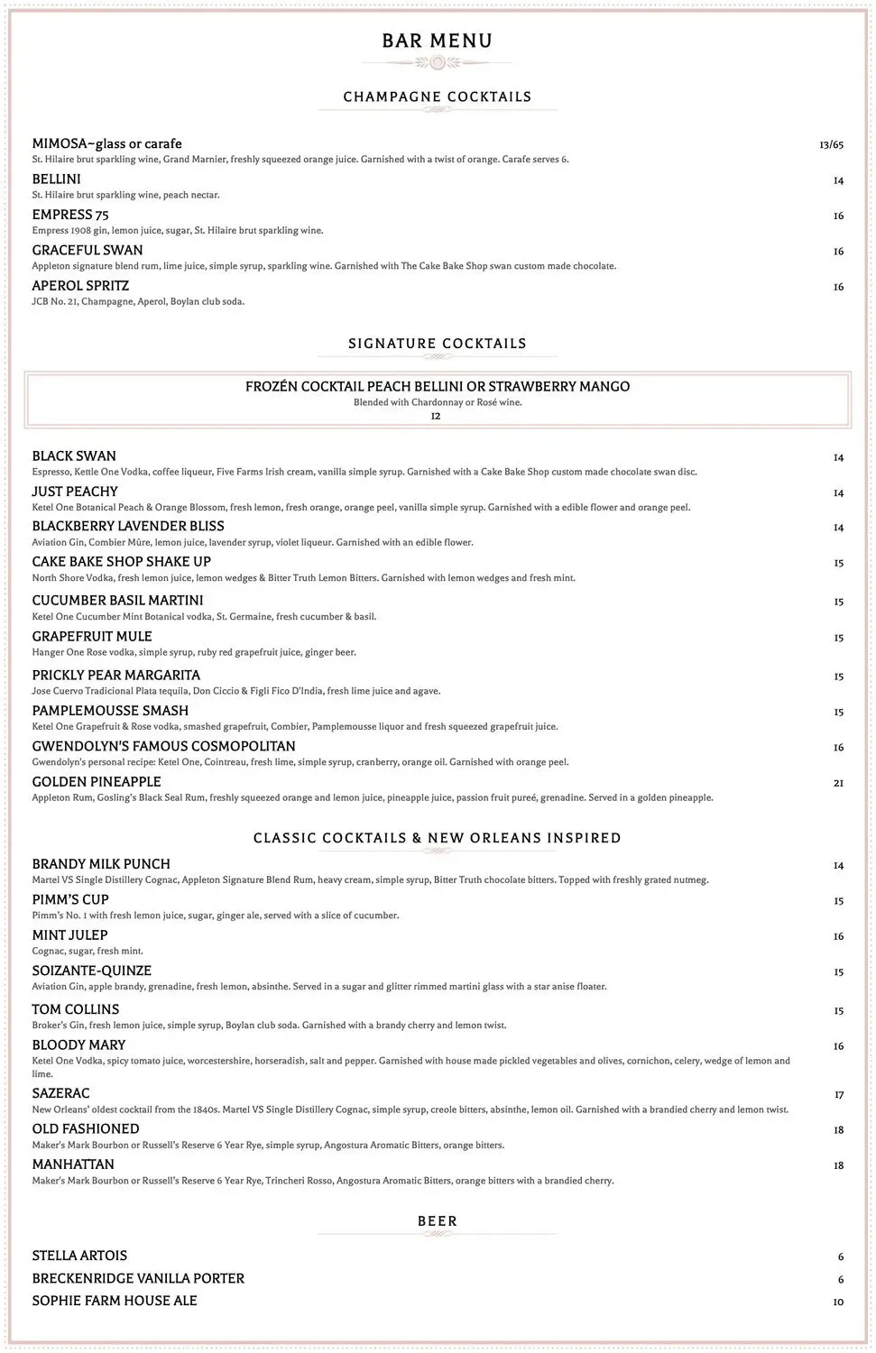 Menu 4