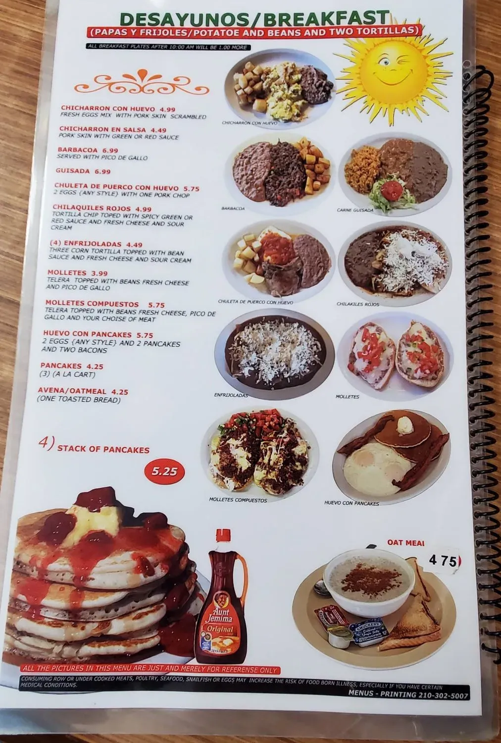 Menu 6