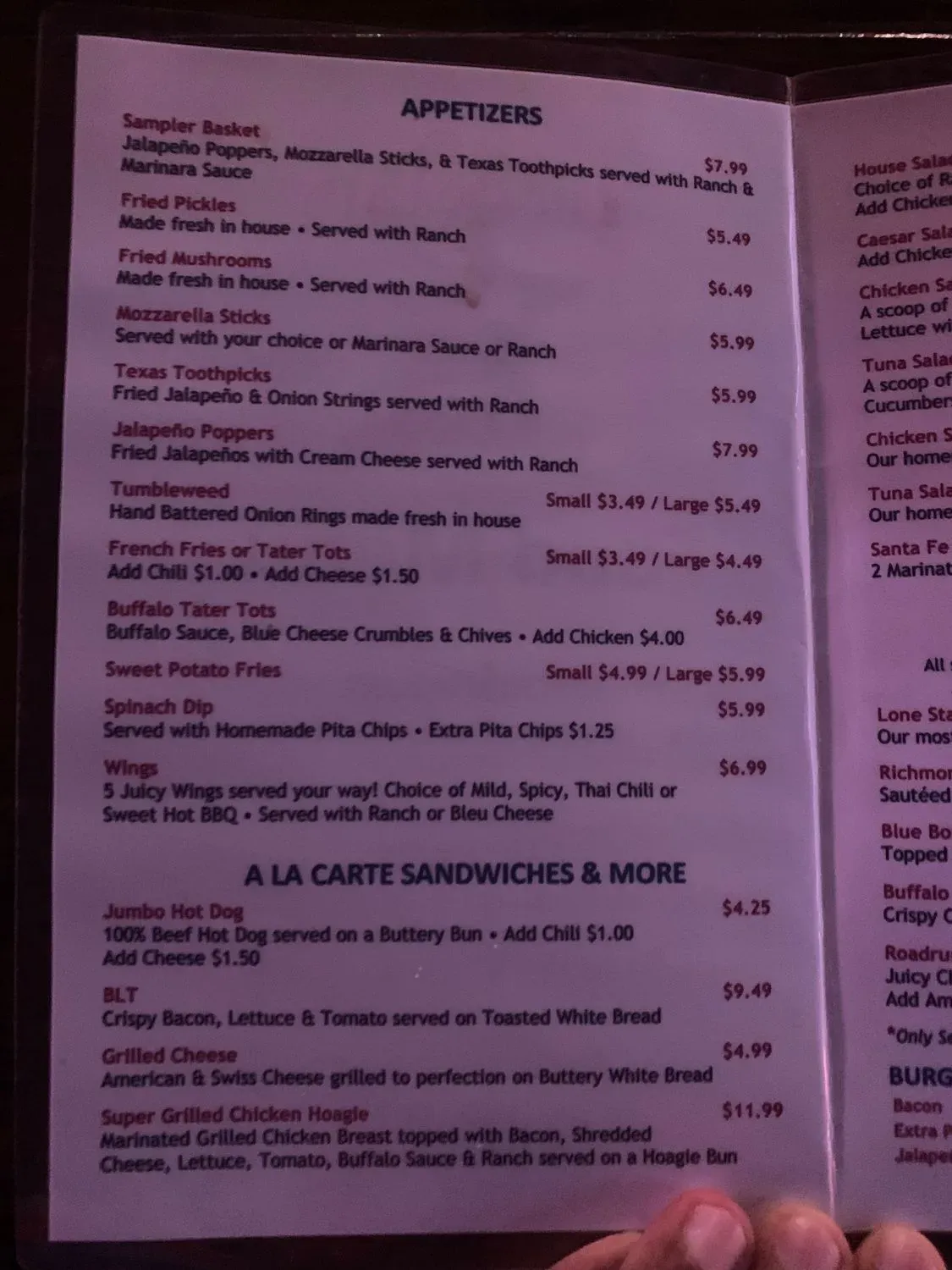 Menu 4