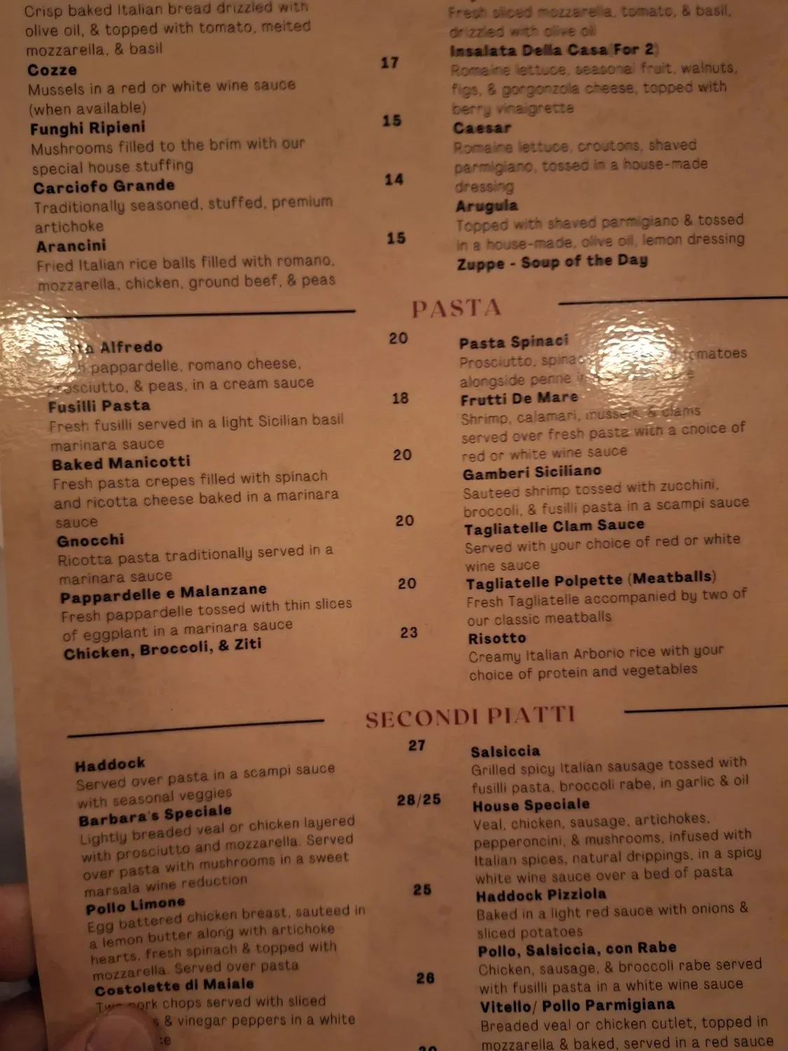 Menu 4