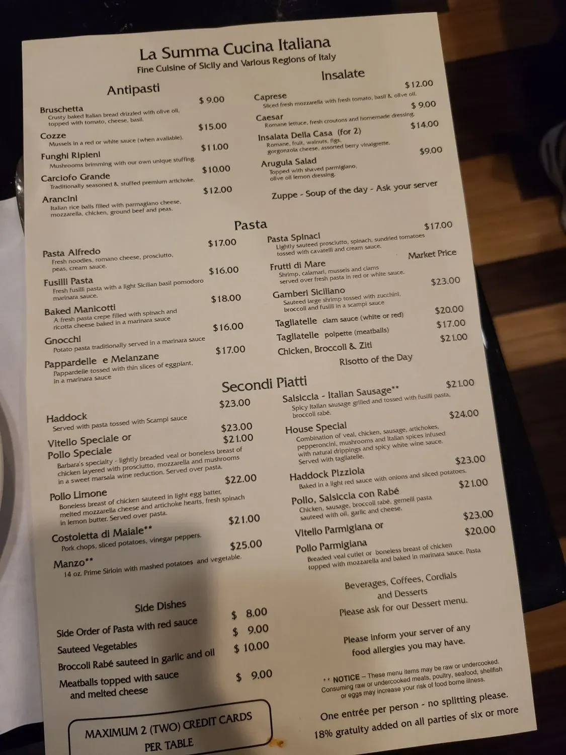 Menu 2