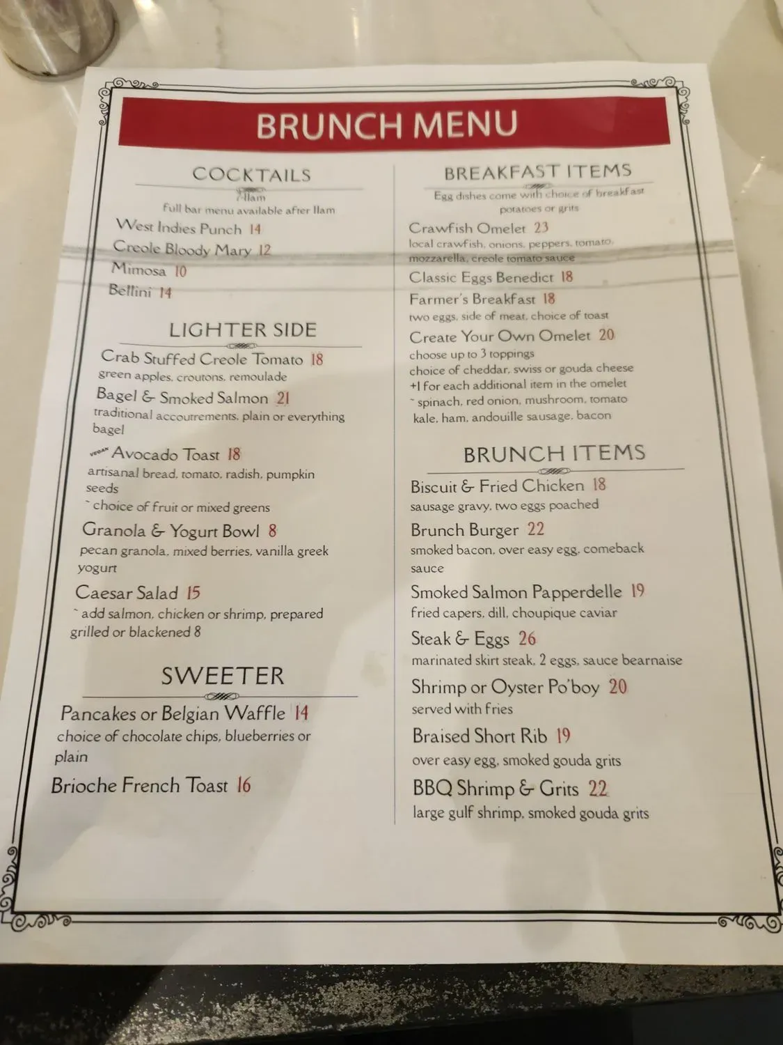 Menu 2