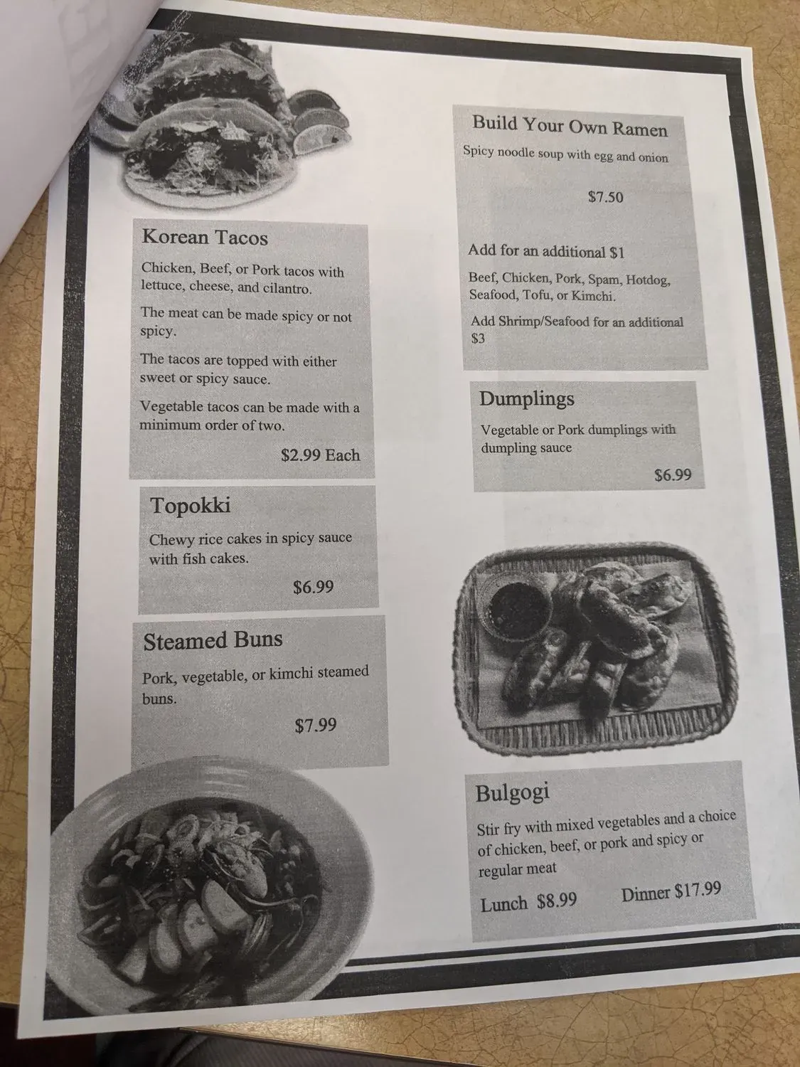 Menu 6