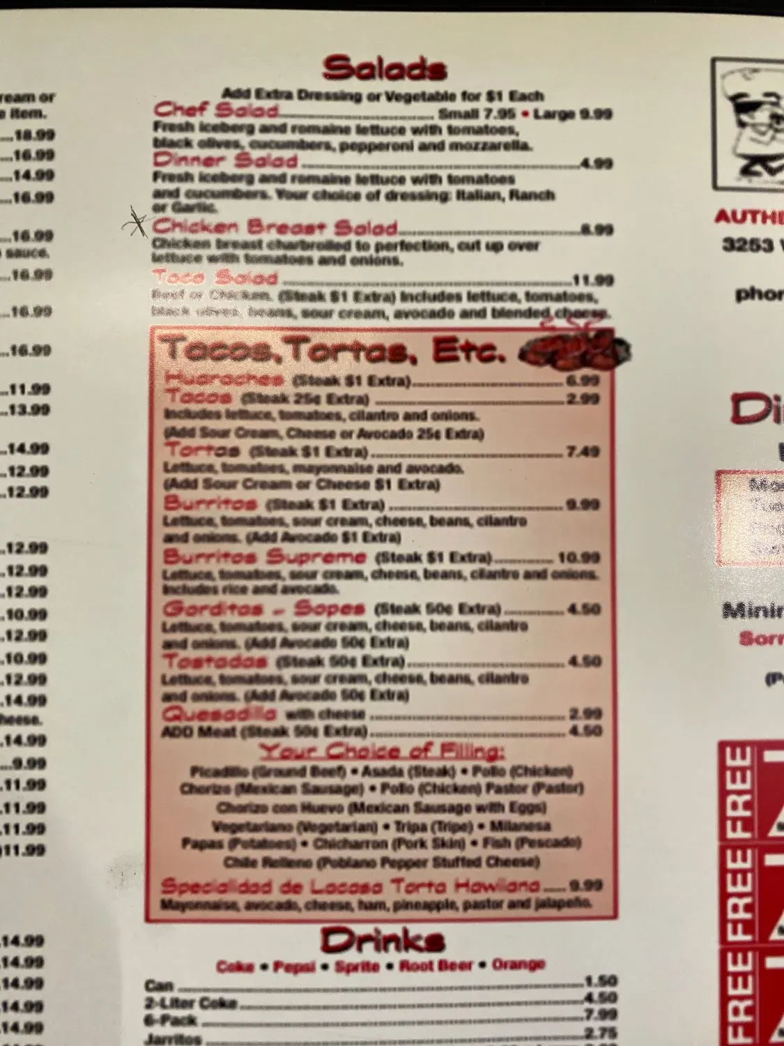 Menu 3