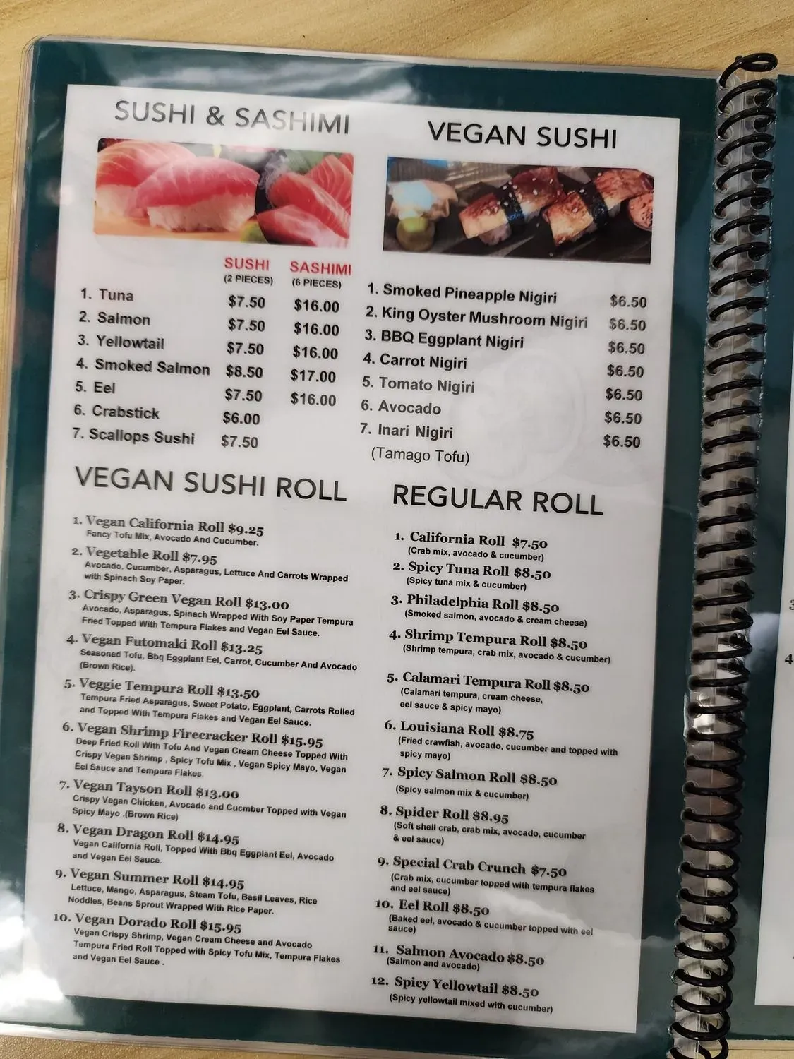 Menu 6