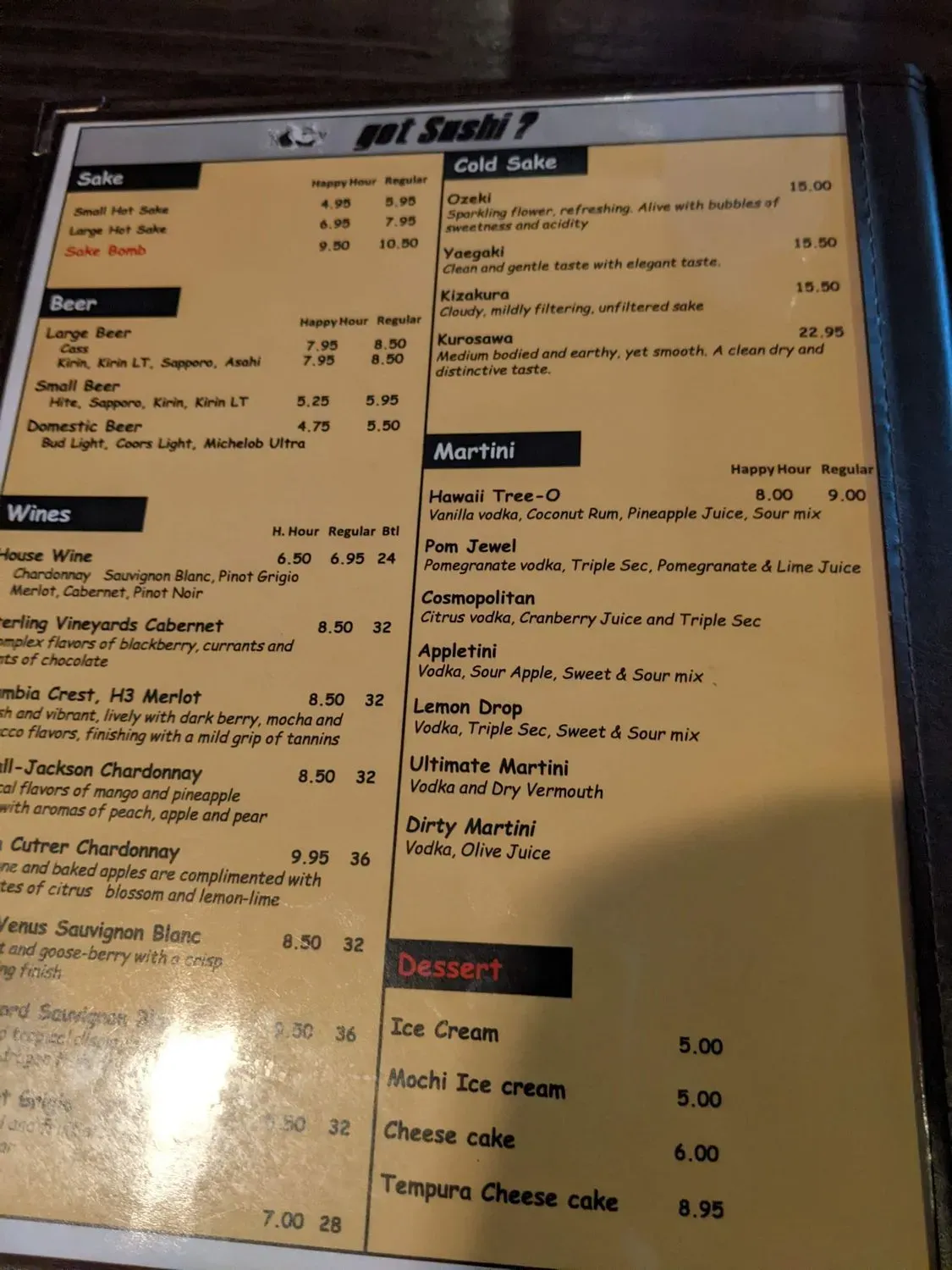 Menu 3