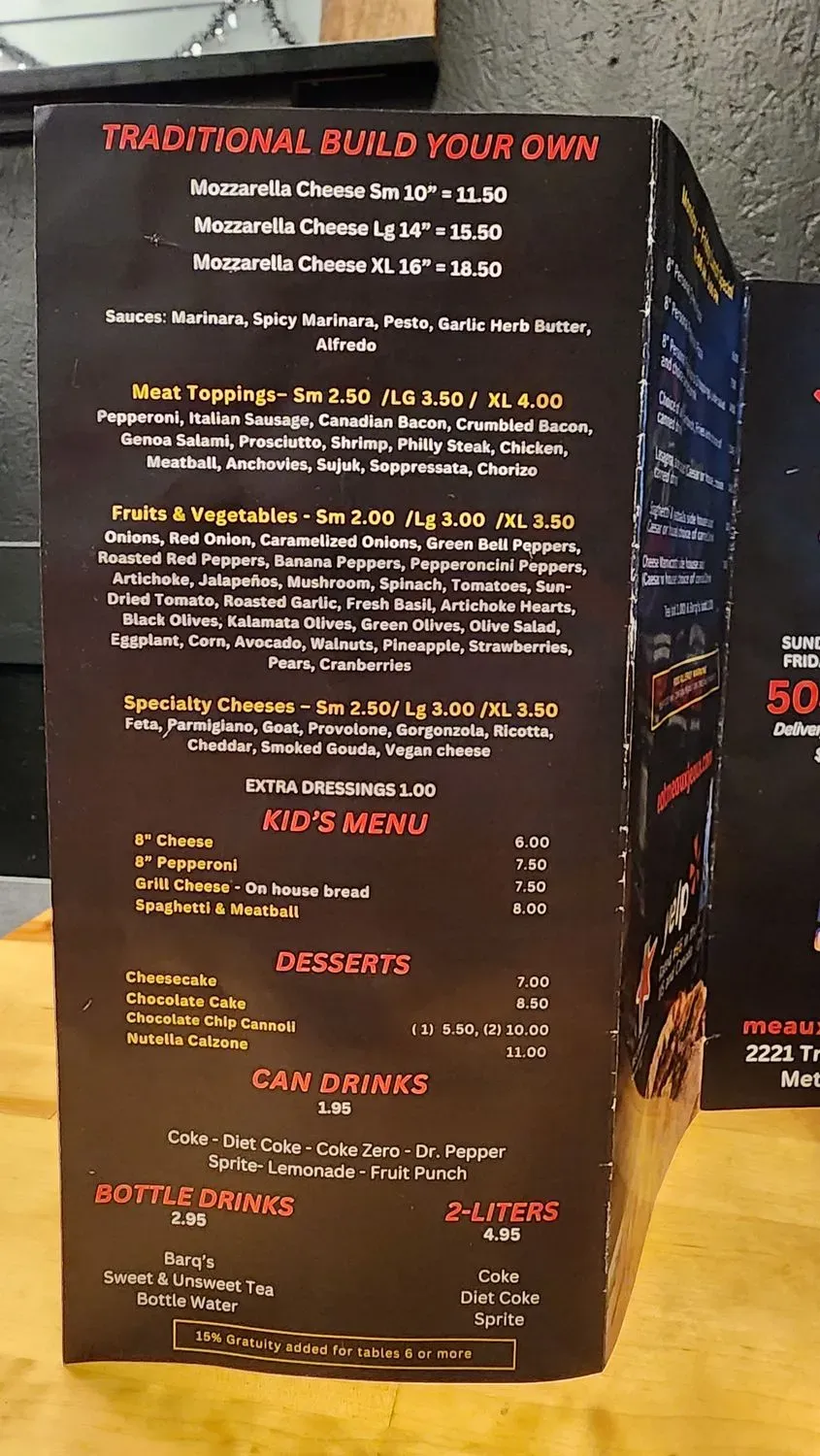 Menu 3