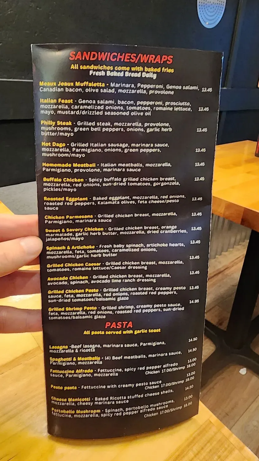 Menu 2