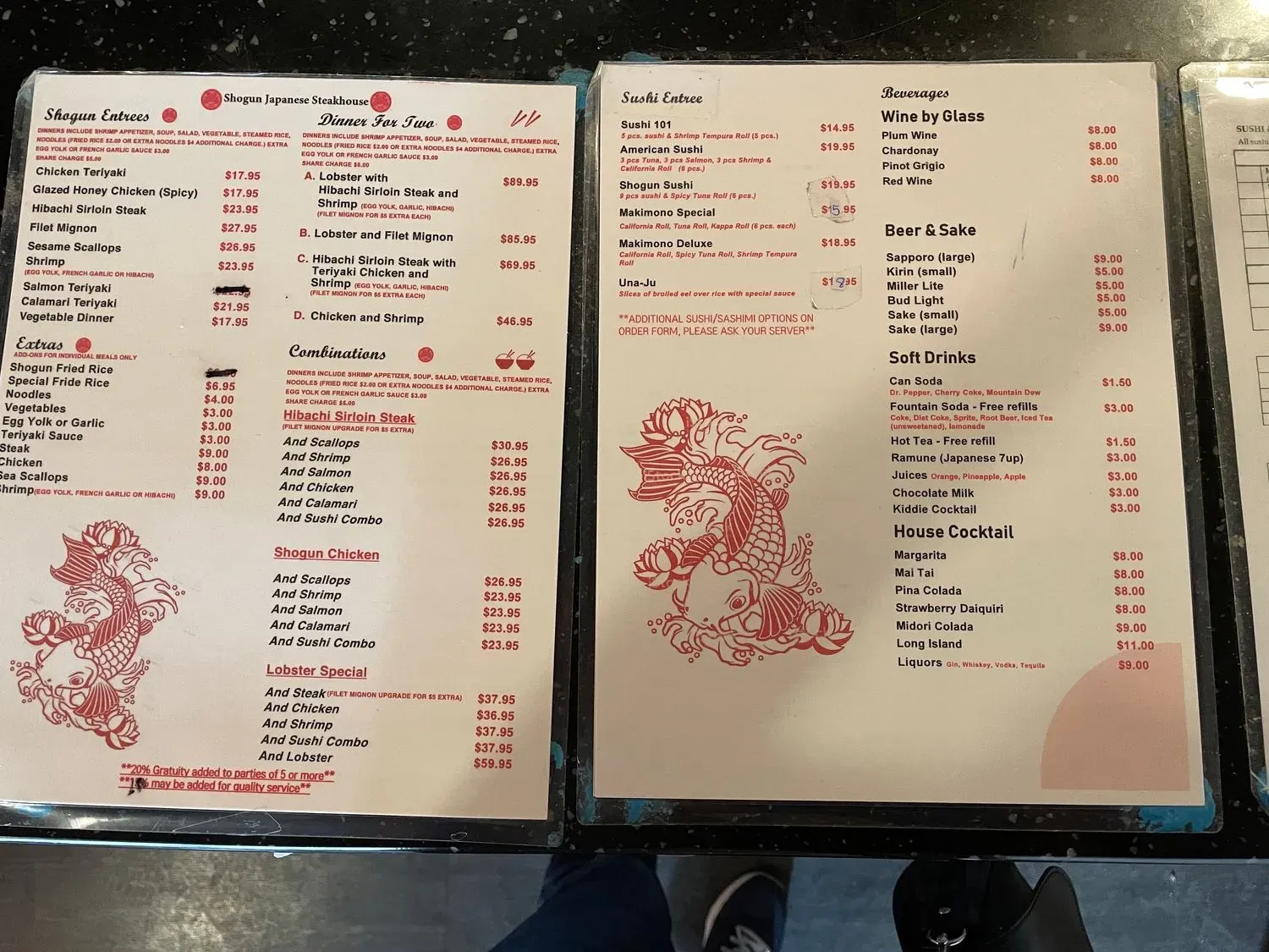 Menu 5