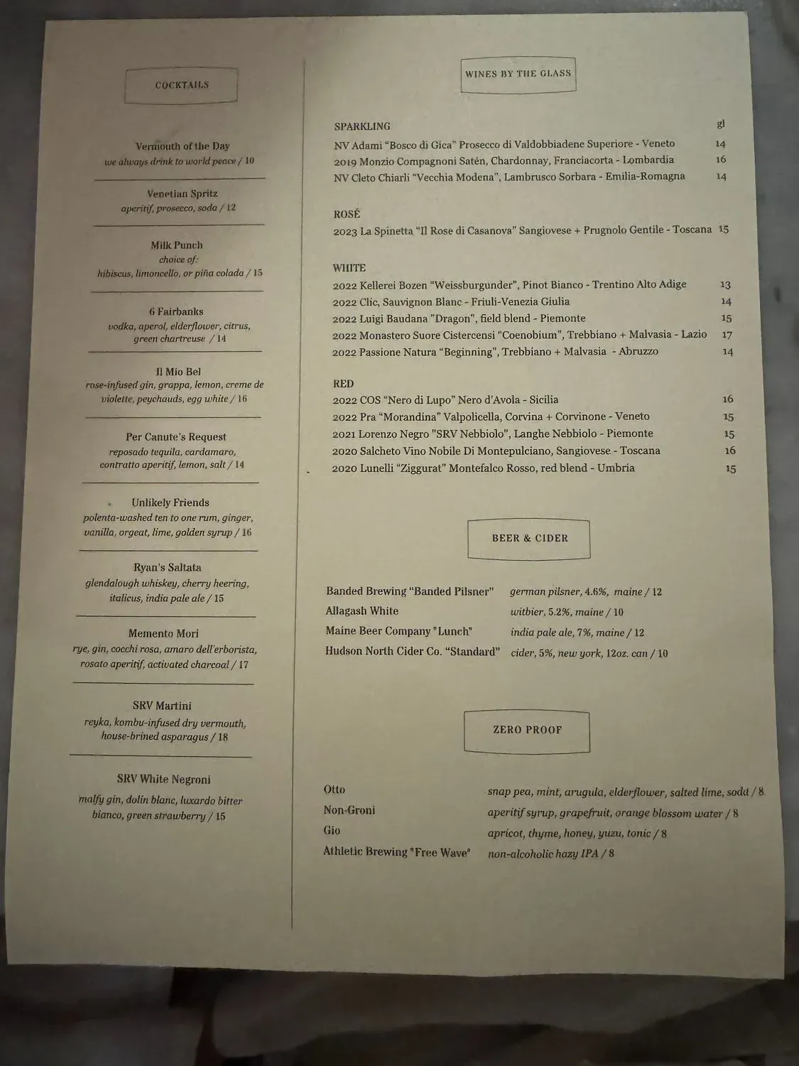 Menu 3