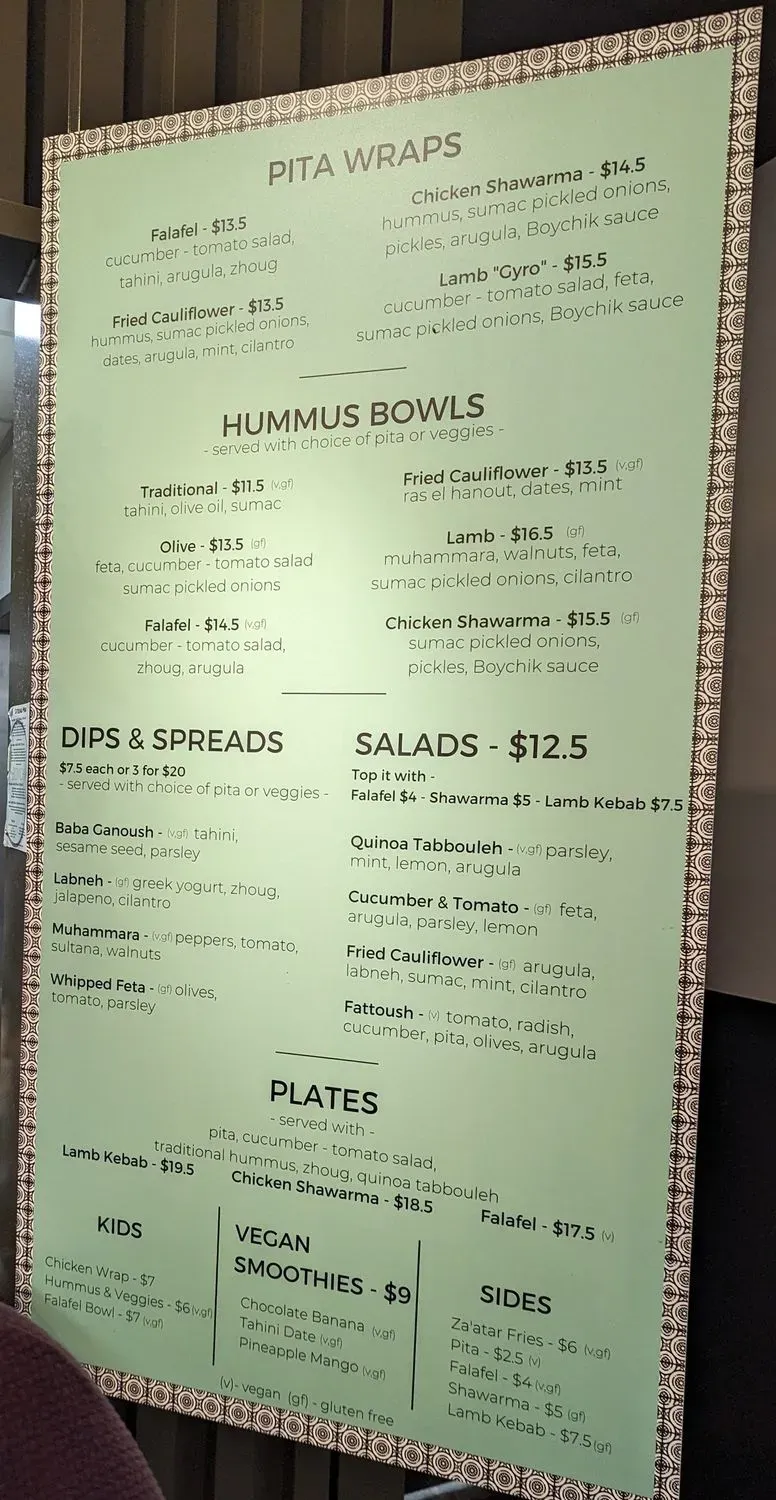 Menu 2