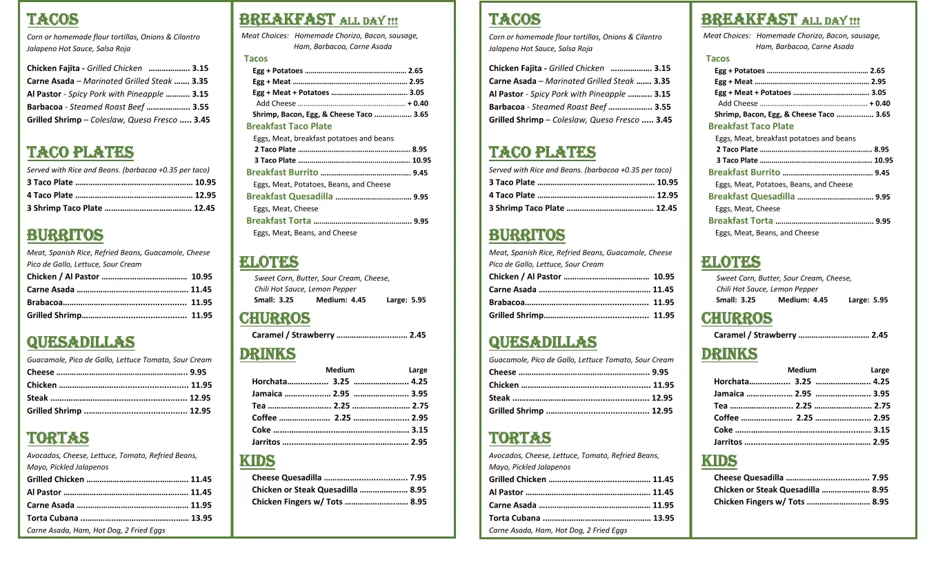 Menu 2