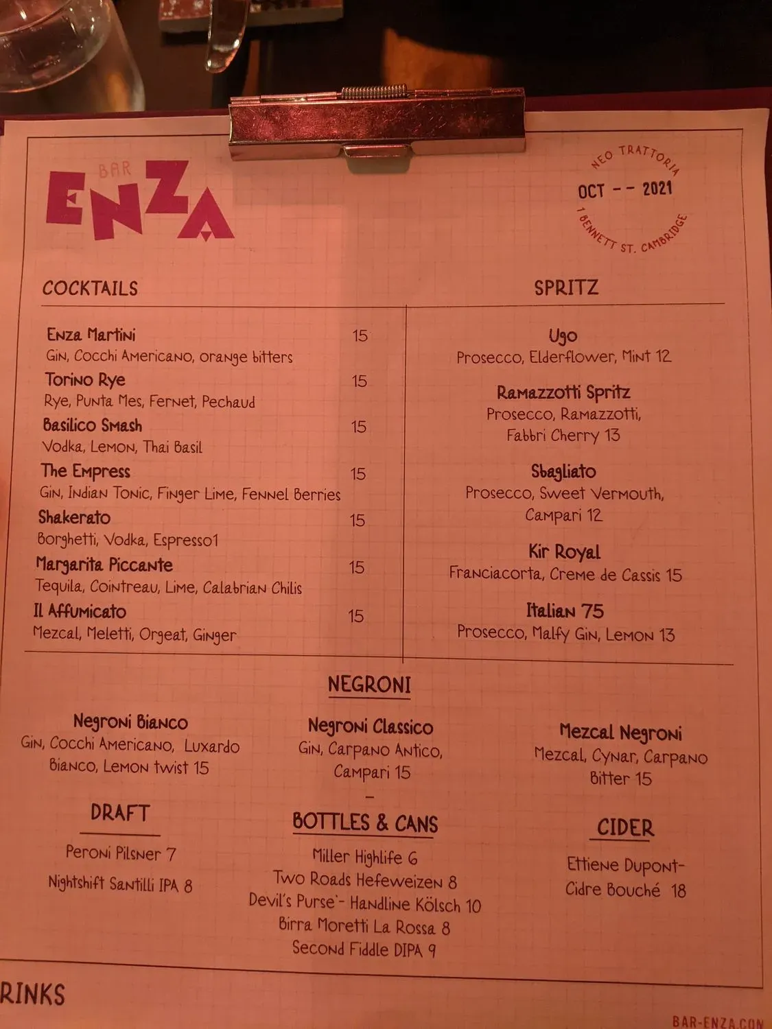 Menu 6