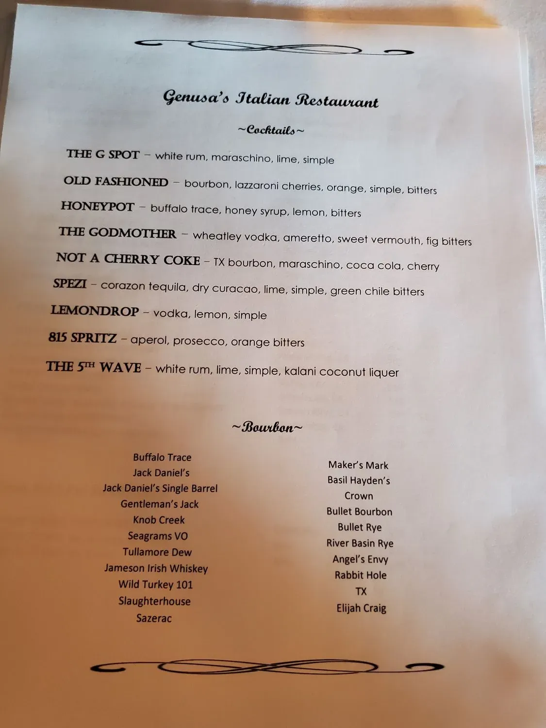 Menu 2