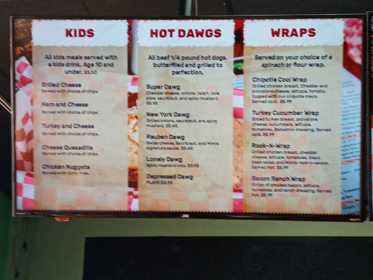 Menu 6