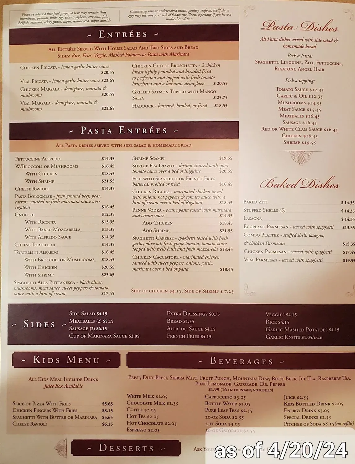 Menu 4