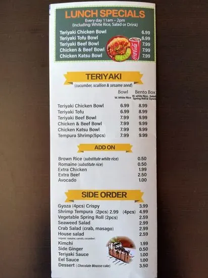 Menu 6