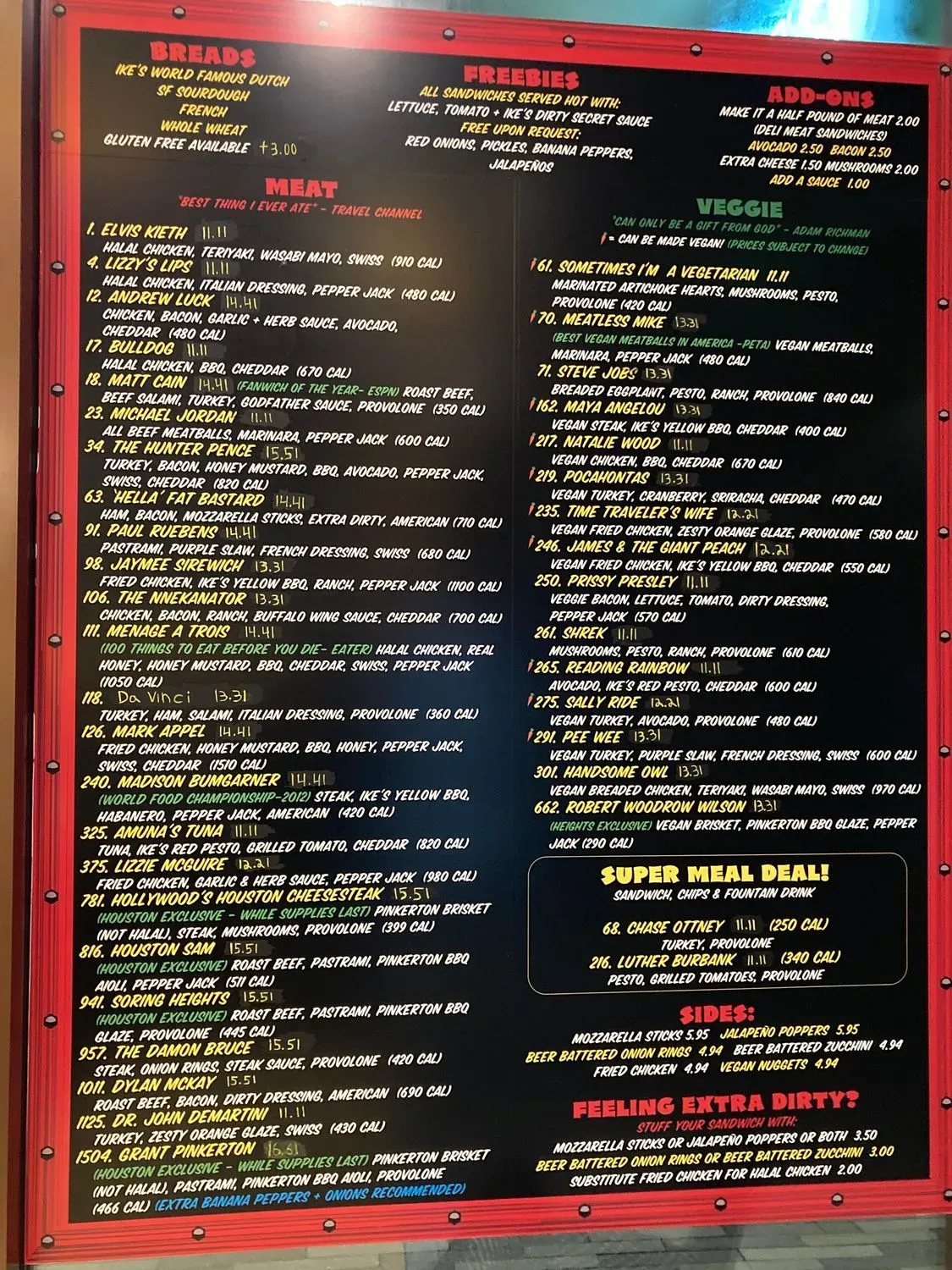 Menu 3