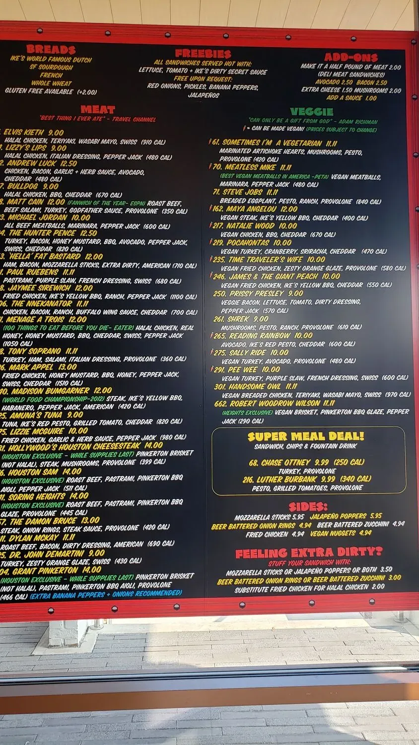 Menu 6